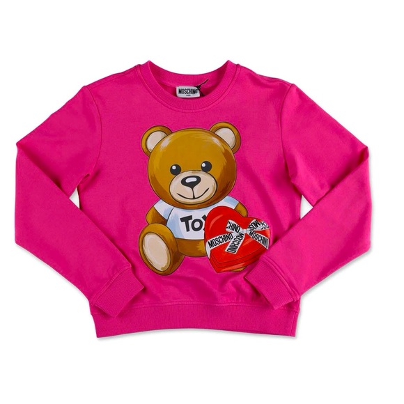 MOSCHINO KIDS
Teddy Bear sweatshirt in fuchsia 12-18 months - Picture 1 of 16